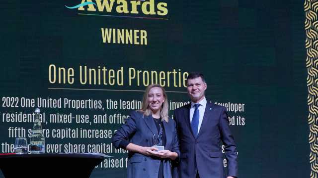 One United Properties, Public Listed Company of the Year at Business Review Awards Gala