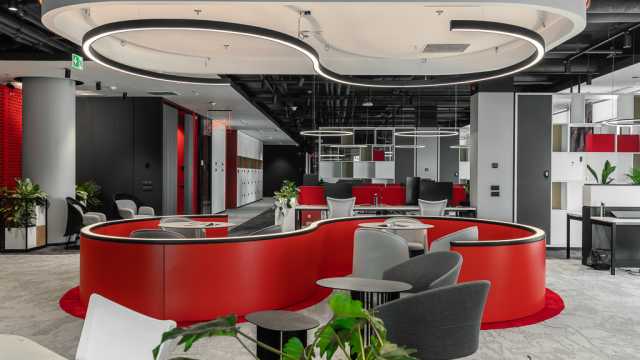 Lemon Interior Design concept for the Superbet offices in One Cotroceni Park was internationally awarded