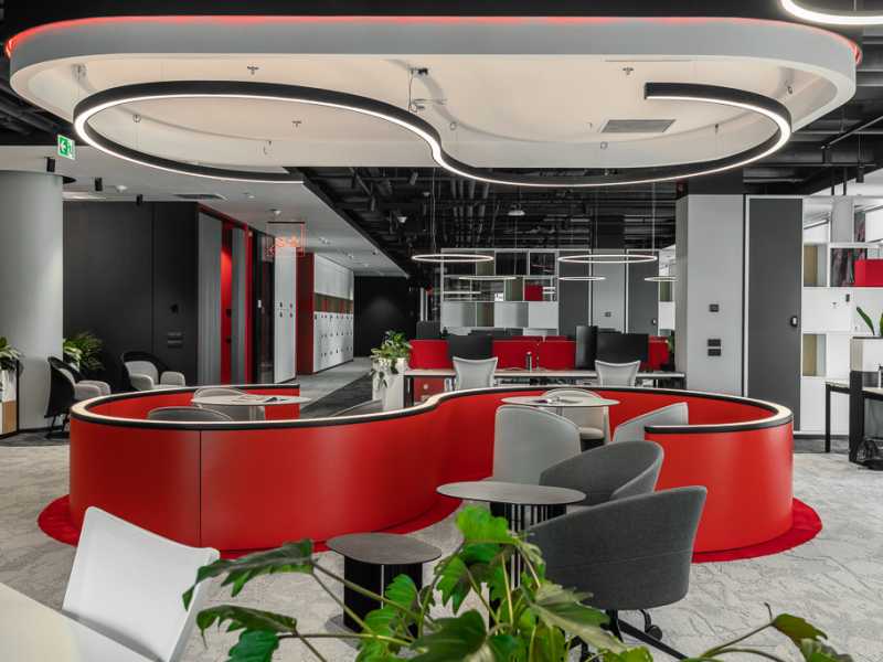 Lemon Interior Design concept for the Superbet offices in One Cotroceni Park was internationally awarded