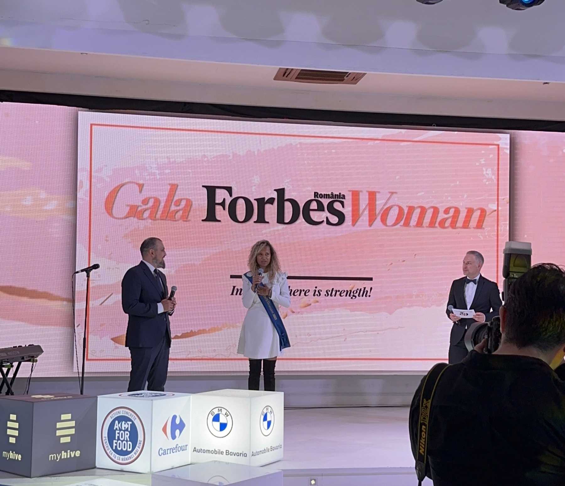 Beatrice Dumitrașcu, CEO Residential Division One United Properties, premiată la Forbes Woman Summit