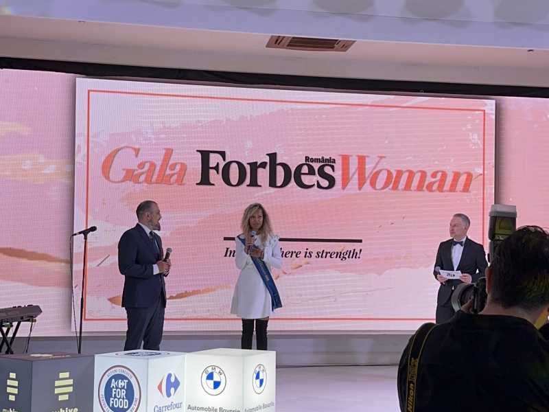 Beatrice Dumitrașcu, CEO Residential Division One United Properties, premiată la Forbes Woman Summit