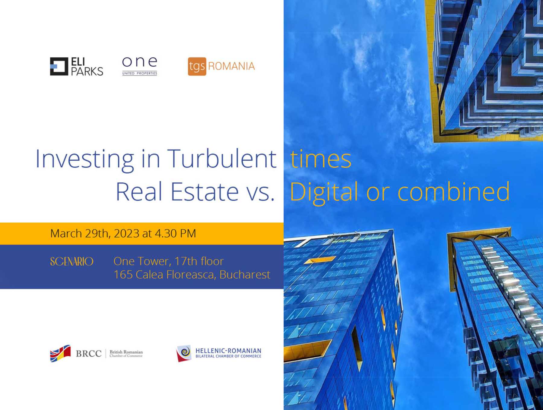 Andrei Diaconescu, at the conference Investing in turbulent times: Real Estate vs. Digital or combined