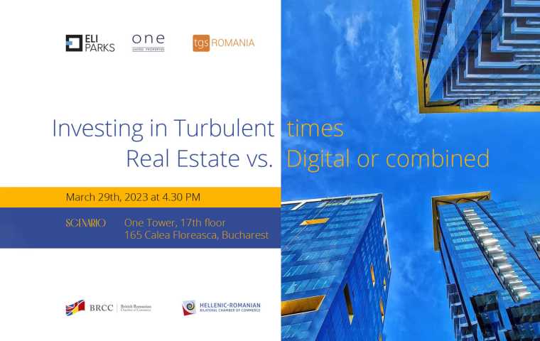 Andrei Diaconescu, la conferinta Investing in turbulent times: Real Estate vs. Digital or combined