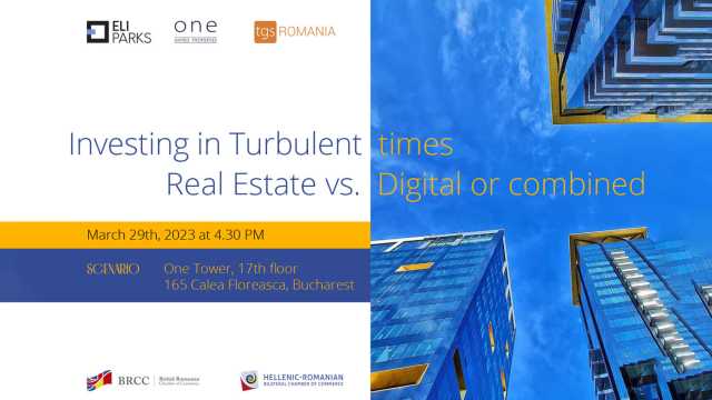 Andrei Diaconescu, at the conference Investing in turbulent times: Real Estate vs. Digital or combined