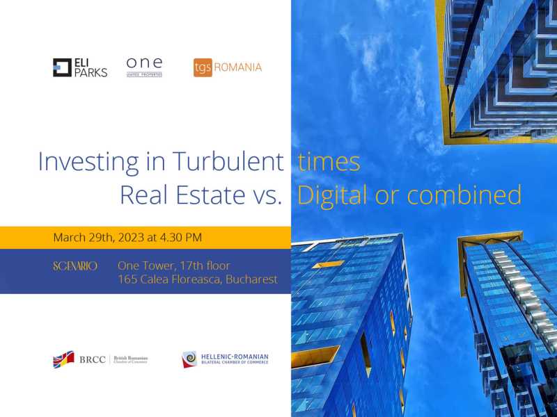 Andrei Diaconescu, at the conference Investing in turbulent times: Real Estate vs. Digital or combined