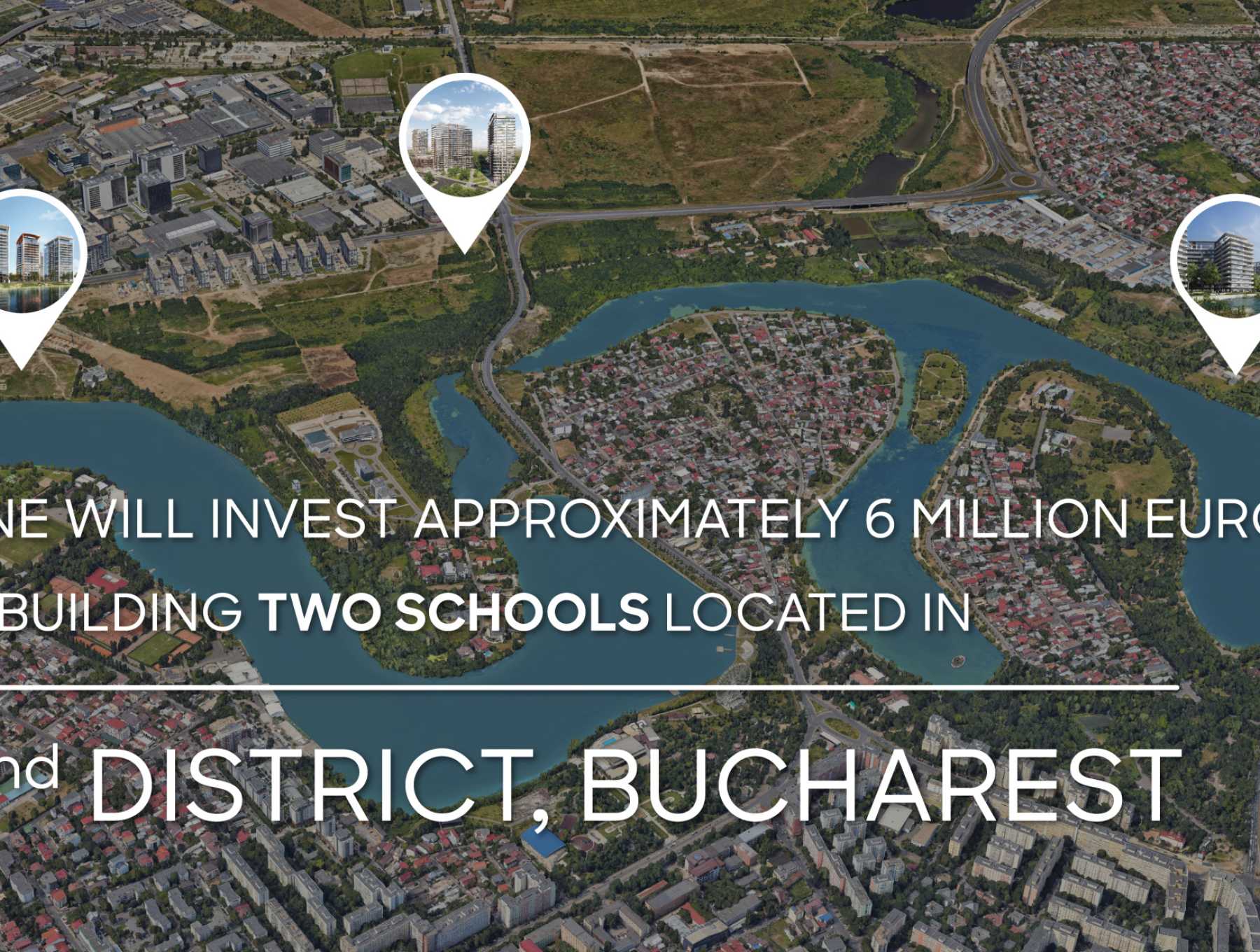 One United Properties is investing approximately 6 million euros in building two schools in sector 2 of Bucharest