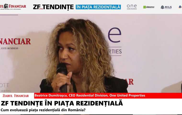 Beatrice Dumitrașcu at the ZF conference Trends in the Residential Market 2023