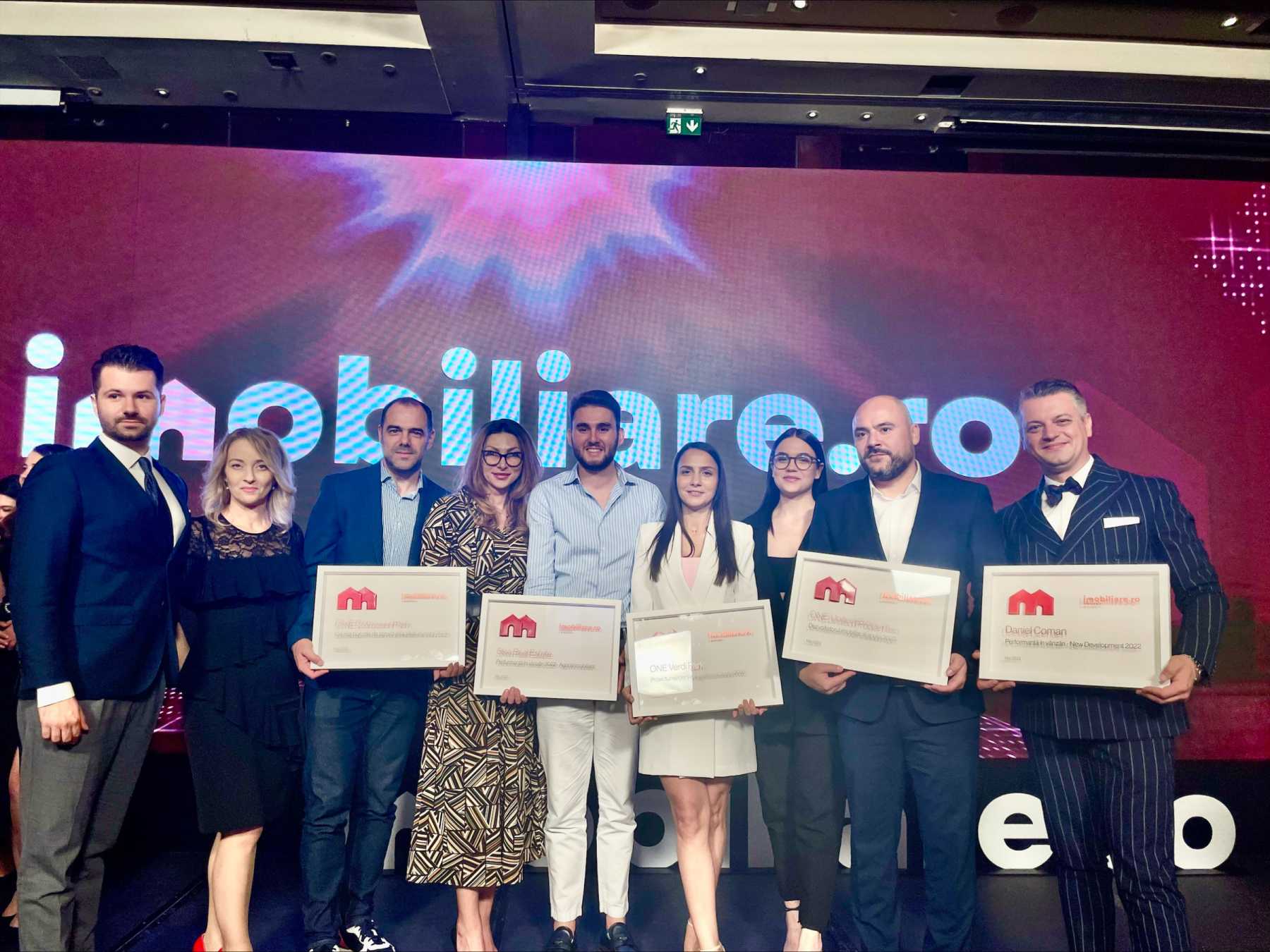 5 premii pentru One United Properties la Imobiliare.ro Awards 2023