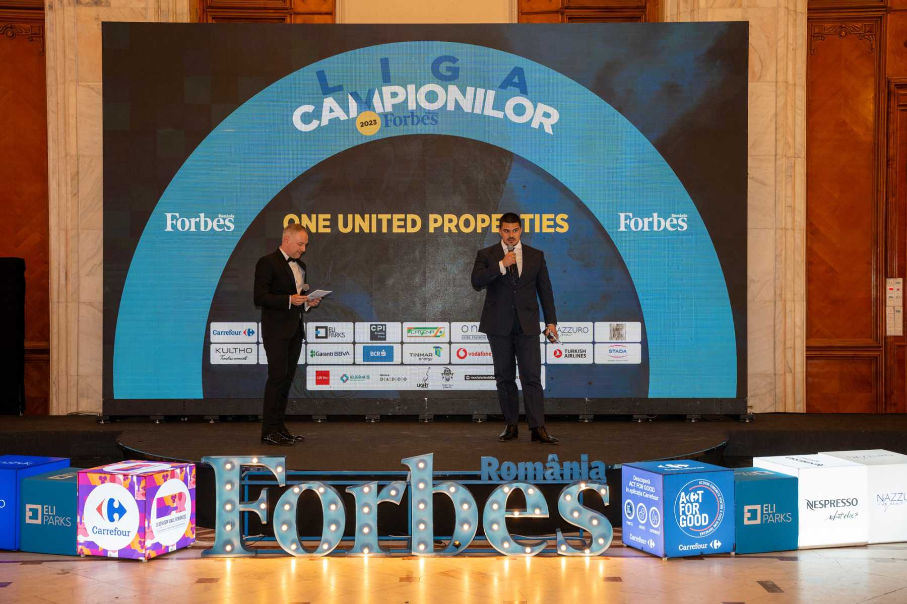 One United Properties, honored at Champions League in Business by Forbes Romania