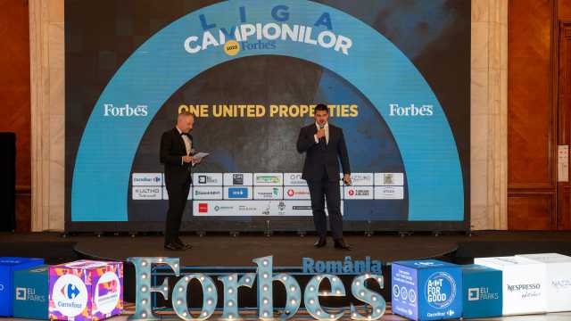 One United Properties, honored at Champions League in Business by Forbes Romania