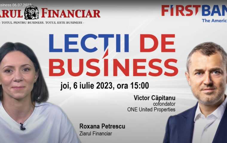 Victor Căpitanu, at ZF Business Lessons