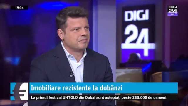 Andrei Diaconescu live on Digi24's "Business Club"