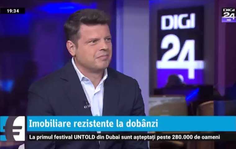 Andrei Diaconescu în direct la „Business Club” de la Digi24