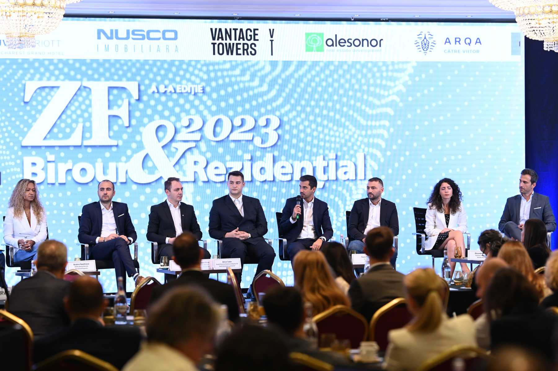 Perspectives on the real estate market, discussed by Beatrice Dumitrașcu and Mihai Păduroiu at the ZF Offices and Residential Conference 2023