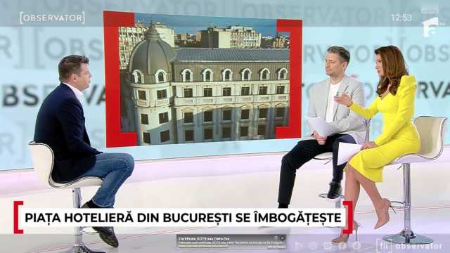 Despre Mondrian București, la Observator Antena 1