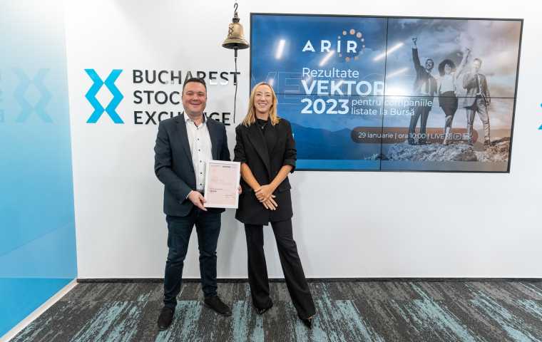 One United Properties, maximum score of 10/10 in the VEKTOR evaluation