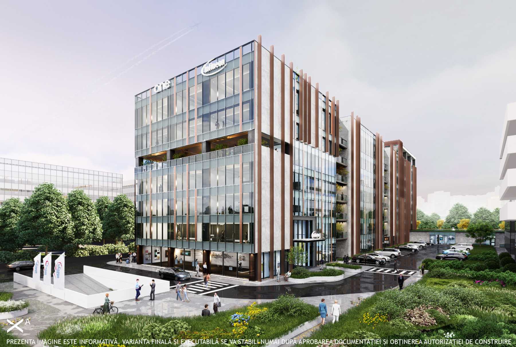 One United Properties to start works for One Technology District, the largest semiconductor R&D centre in the Southeast Europe developed for Infineon Technologies