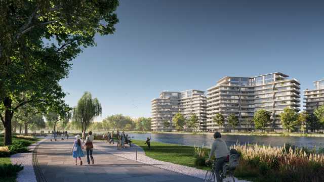 One Lake District: An impressive real estate project on the shores of a lake, in a former industrial area