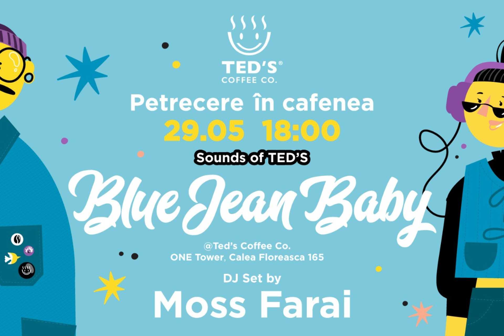 Blue Jean Baby. Cafe party with music by Moss Farai at TED’S Coffee Co., ONE Tower