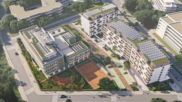Construction work on two schools that will cater to over 1,000 children and continues road infrastructure development in Sector 2 of Bucharest, with a total investment of EUR 27 million