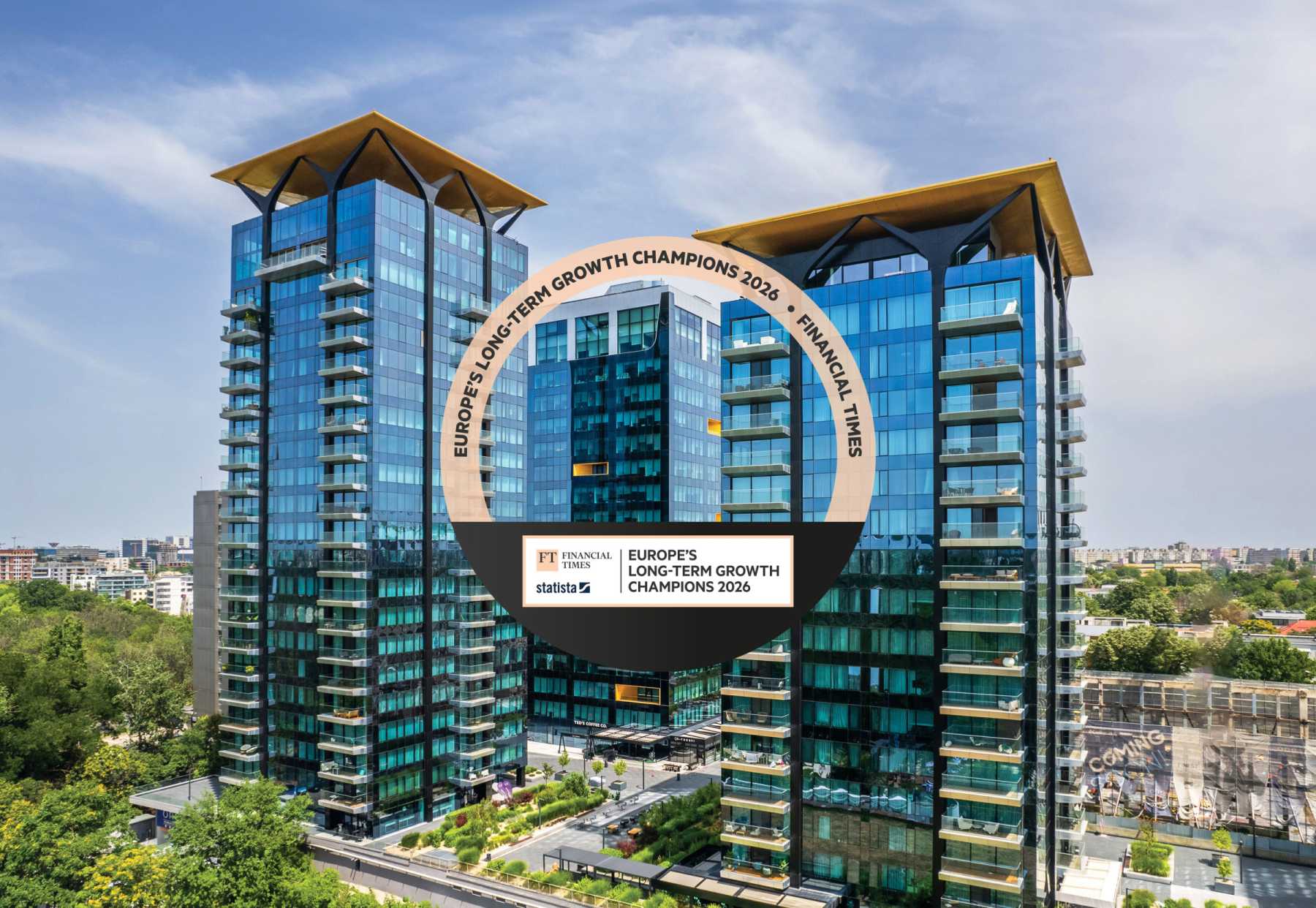 One United Properties – cea mai performantă companie românească în clasamentul Financial Times 2025