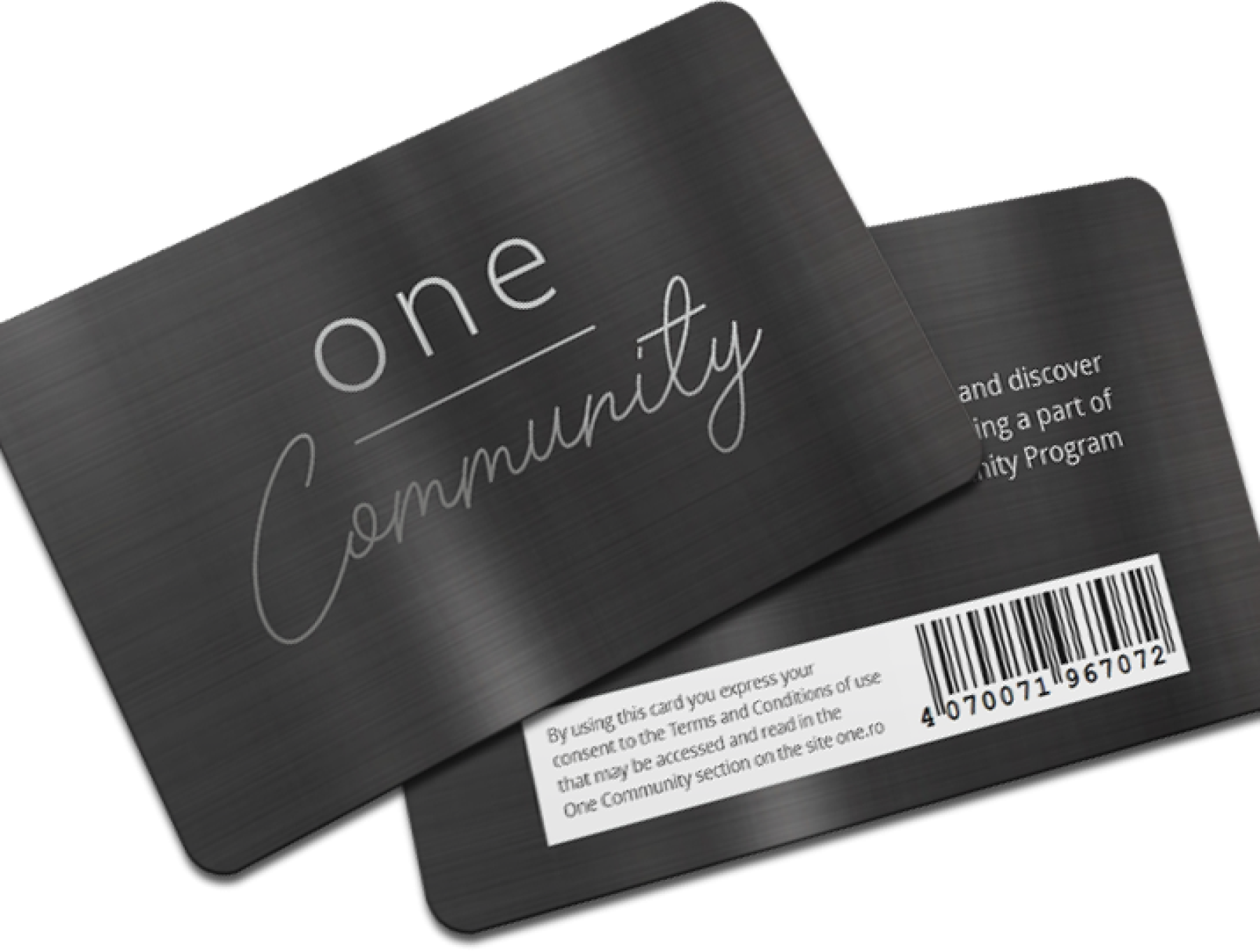 One Community Black Card