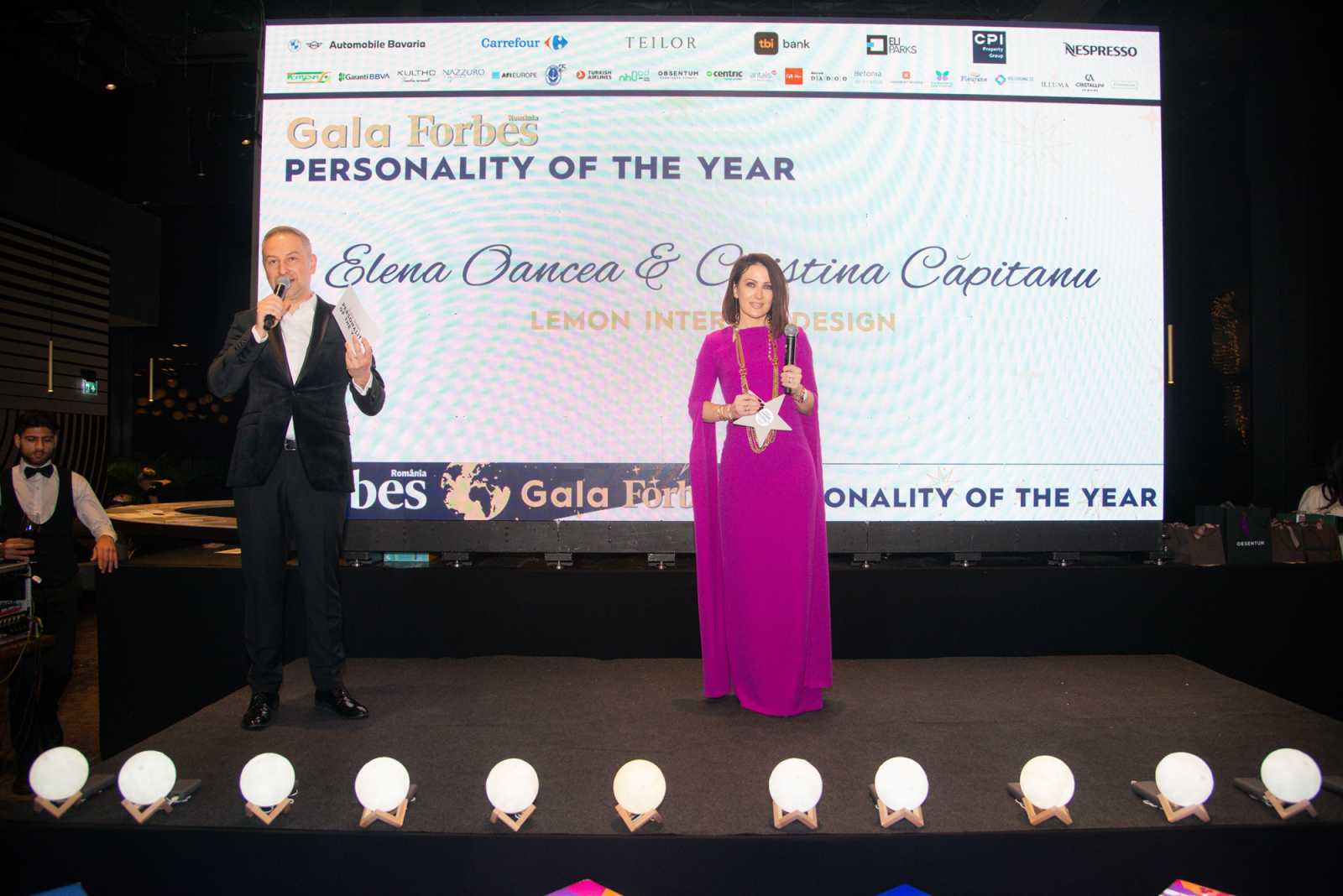 awarded at the Forbes Personality of the Year Gala 2