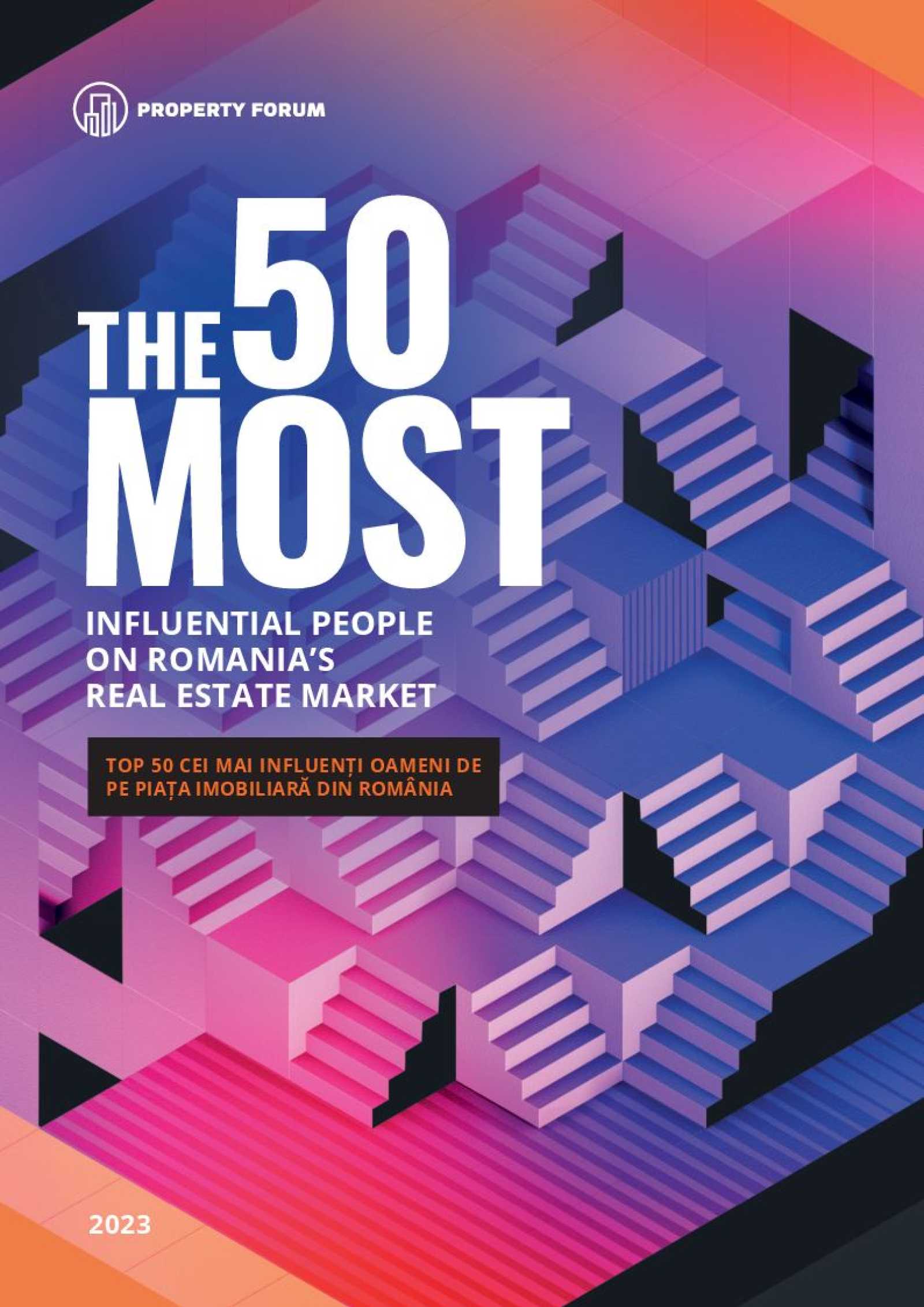 50 most influential real estate professionals in Romania catalogue - cover