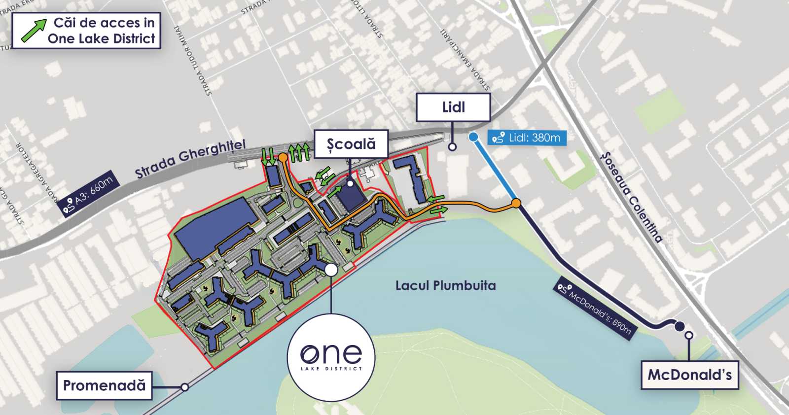 Infrastructură zona Lacul Plumbuita