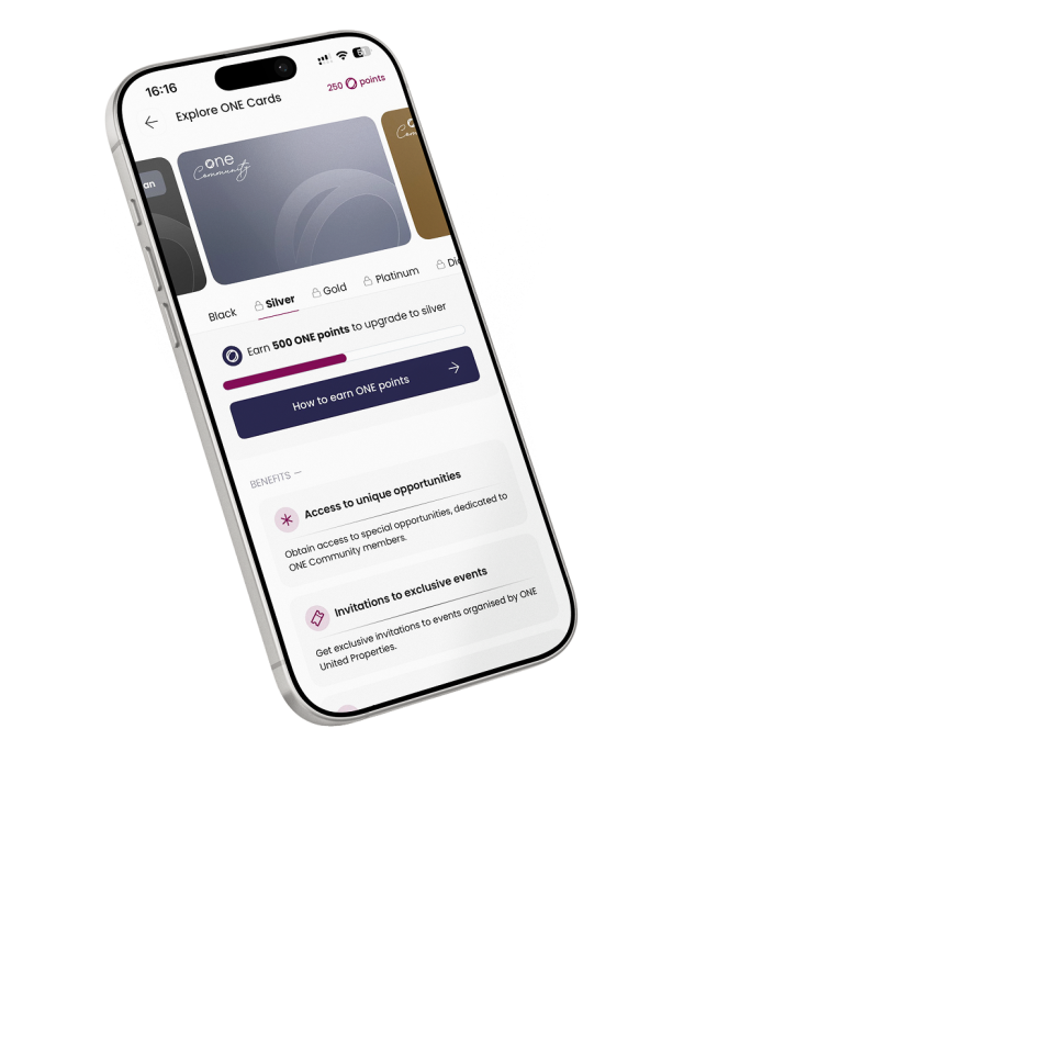 One Community App - Explore Cards