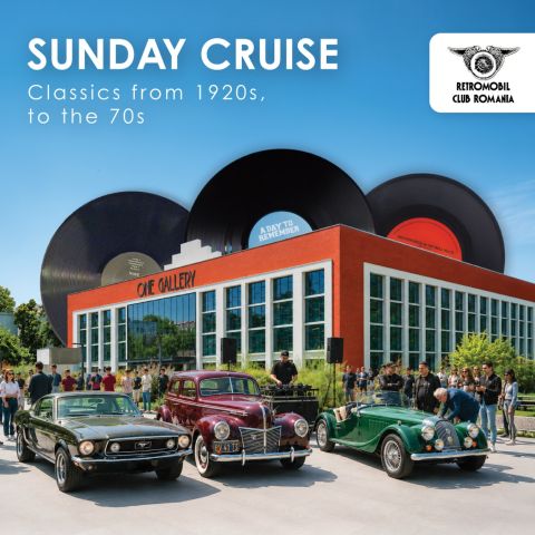 🚗 Sunday Cruise @ One Floreasca City Transformăm piațeta One Floreasca City într-un adevărat retro social club,...