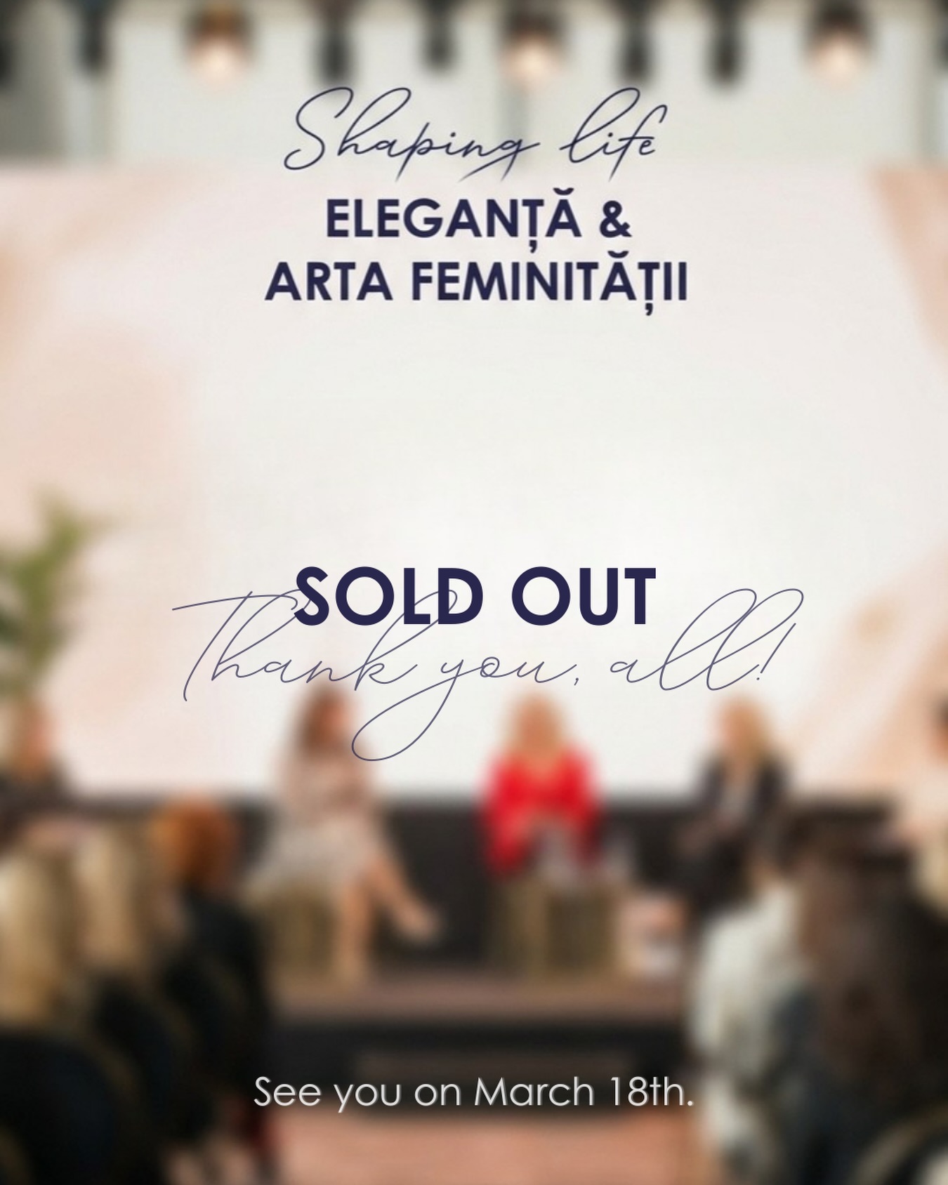 Peste 180 de oameni au ales să fie parte din Shaping Life – Eleganță & Arta Feminității. În spatele fiecărei...